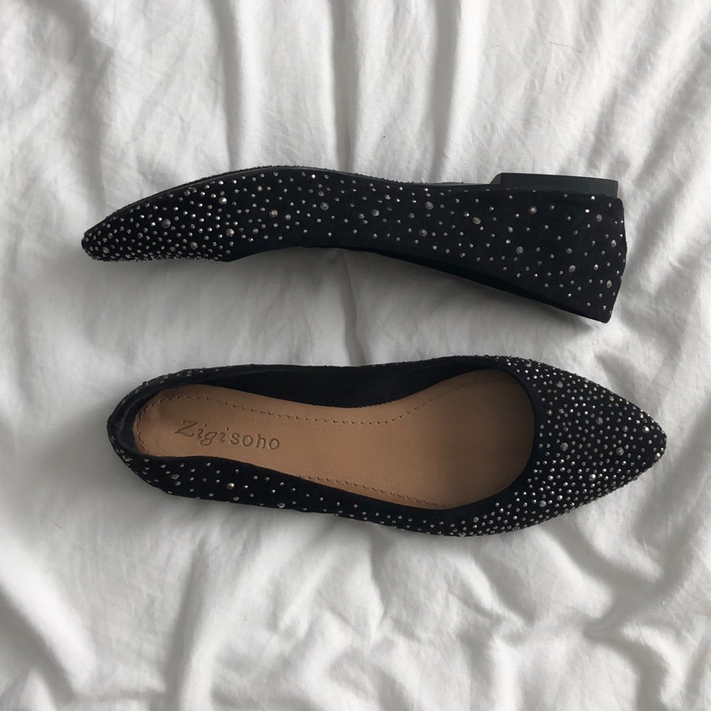 Rhinestone Ballet Flats